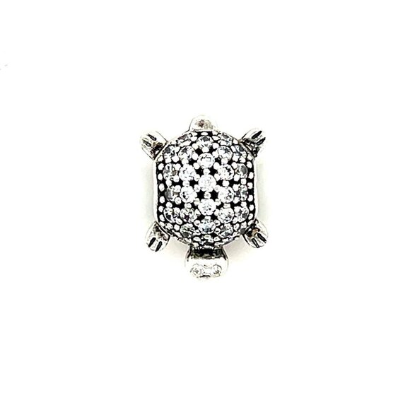 Pandora Pave Cz Turtle Charm - Picture 1 of 3